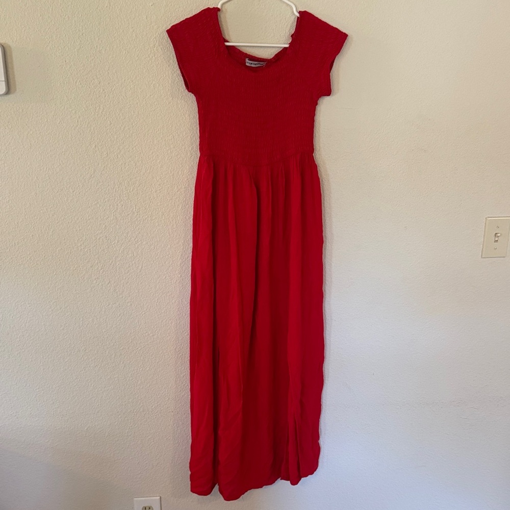 Cotton Emporium Red Maxi Dress